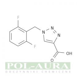 Kwas 1h-1,2,3-triazolo-4-karboksylowy, 1-[(2,6-difluorofenylo)metylo]-/ 98% [166196-11-8]