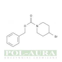 Kwas 1-piperydynokarboksylowy, 4-bromo-, ester fenylometylowy/ 95% [166953-64-6]