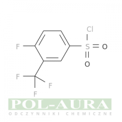 Chlorek benzenosulfonylu, 4-fluoro-3-(trifluorometylo)-/ 98% [1682-10-6]