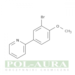 Pirydyna, 2-(3-bromo-4-metoksyfenylo)-/ 96% [168823-65-2]