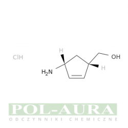 2-cyklopenteno-1-metanol, 4-amino-, chlorowodorek (1:1), (1s,4r)-/ 97% [168960-19-8]