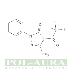 3h-pirazol-3-on, 2,4-dihydro-5-metylo-2-fenylo-4-(2,2,2-trifluoroacetylo)-/ 98% [1691-93-6]