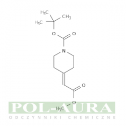 Kwas 1-piperydynokarboksylowy, 4-(2-metoksy-2-oksoetylideno)-, ester 1,1-dimetyloetylowy/ 97% [169206-65-9]