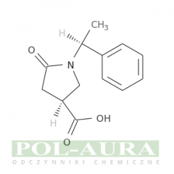 Kwas 3-pirolidynokarboksylowy, 5-okso-1-[(1s)-1-fenyloetylo]-, (3s)-/ 97% [173340-19-7]