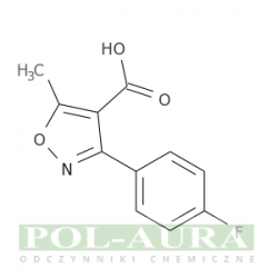 Kwas 4-izoksazolokarboksylowy, 3-(4-fluorofenylo)-5-metylo-/ 98% [1736-21-6]