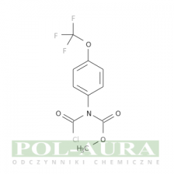 Kwas karbaminowy, n-(chlorokarbonylo)-n-[4-(trifluorometoksy)fenylo]-, ester metylowy/ 95+% [173903-15-6]