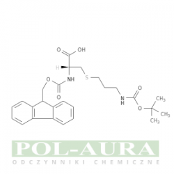 Kwas 11-oksa-5-tia-2,9-diazatridekanowy, 3-karboksy-12,12-dimetylo-10-okso-, 1-(9h-fluoren-9-ylometylo) ester, (3r)-/ 96% [173963-91-2]