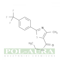 Kwas 5-tiazolokarboksylowy, 4-metylo-2-[4-(trifluorometylo)fenylo]-, ester etylowy/ 97% [175277-03-9]