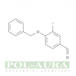 Benzaldehyd, 3-fluoro-4-(fenylometoksy)-/ 95% [175968-61-3]