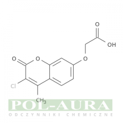 Kwas octowy, 2-[(3-chloro-4-metylo-2-okso-2h-1-benzopiran-7-ylo)oksy]-/ 97% [176446-74-5]