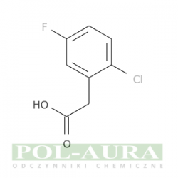 Kwas benzenooctowy, 2-chloro-5-fluoro-/ 98% [177985-33-0]