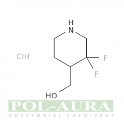 4-piperydynometanol, 3,3-difluoro-, chlorowodorek (1:1)/ 98% [1783945-29-8]