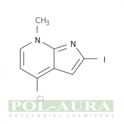 7H-Pyrrolo[2,3-b]pyridine, 4-chloro-2-iodo-7-methyl-/ 97% [1788054-66-9]