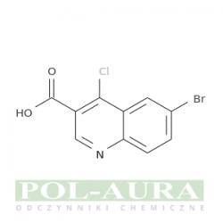 Kwas 3-chinolinokarboksylowy, 6-bromo-4-chloro-/ 95% [179024-70-5]