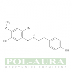 Fenol, 4-bromo-5-[[[2-(4-hydroksyfenylo)etyl]amino]metyl]-2-metoksy-/ 98% [179107-93-8]