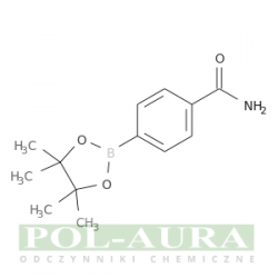 Benzamid, 4-(4,4,5,5-tetrametylo-1,3,2-dioksaborolan-2-ylo)-/ 95% [179117-44-3]