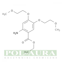 Kwas benzoesowy, 2-amino-4,5-bis(2-metoksyetoksy)-, ester etylowy/ 97% [179688-27-8]