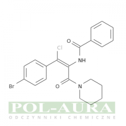 Benzamid, n-[(1z)-2-(4-bromofenylo)-2-chloro-1-(1-piperydynylokarbonylo)etenylo]-/ 95% [1800044-79-4]