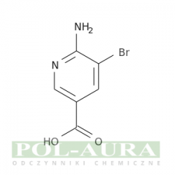 Kwas 3-pirydynokarboksylowy, 6-amino-5-bromo-/ 98% [180340-69-6]