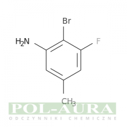 Benzenamina, 2-bromo-3-fluoro-5-metylo-/ 97% [1805421-04-8]