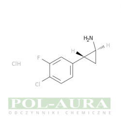 Cyklopropanamina, 2-(4-chloro-3-fluorofenylo)-, chlorowodorek (1:1), (1r,2s)-rel-/ 97% [1807938-62-0]