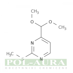 Pirymidyna, 4-(dimetoksymetylo)-2-(metylotio)-/ 97% [180869-36-7]