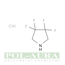 Pirolidyna, 3,3,4,4-tetrafluoro-, chlorowodorek (1:1)/ 98% [1810-13-5]