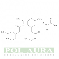 Kwas 4-piperydynooctowy, 2-metylo-, ester etylowy, etanodionian (2:1)/ 97% [1810070-27-9]