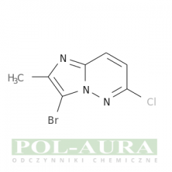 Imidazo[1,2-b]pirydazyna, 3-bromo-6-chloro-2-metylo-/ 98% [18112-31-7]