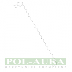 Kwas 4,7,10,13,16,19,22,25,28,31-dekaoksatritrikontanowy, 33-amino-, 1,1-dimetyloetylowy ester/95% [1818294-42-6]