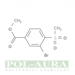 Kwas benzoesowy, 3-bromo-4-(metylosulfonylo)-, ester metylowy/ 97% [182003-84-5]