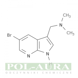 1h-pirolo[2,3-b]pirydyno-3-metanoamina, 5-bromo-n,n-dimetylo-/ 95% [183208-54-0]