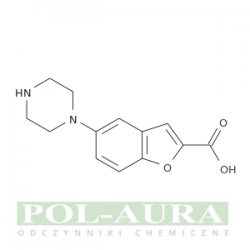 Kwas 2-benzofuranokarboksylowy, 5-(1-piperazynylo)-/ 98% [183288-47-3]