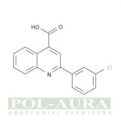 4-Quinolinecarboxylic acid, 2-(3-chlorophenyl)-/ 95% [20389-10-0]