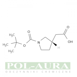 Kwas 3-pirolidynooctowy, 1-[(1,1-dimetyloetoksy)karbonylo]-, (3s)-/ 97% [204688-61-9]