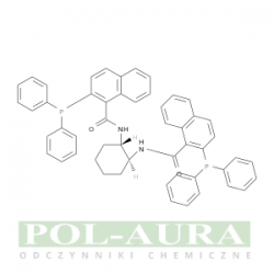 1-naftalenokarboksyamid, n,n'-(1s,2s)-1,2-cykloheksanodiylobis[2-(difenylofosfino)-/ 95% [205495-66-5]