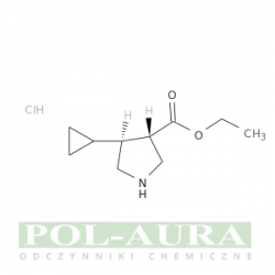 Chlorowodorek trans-4-cyklopropylopirolidyno-3-karboksylanu etylu/ 97% [2055840-84-9]