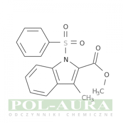 Kwas 1h-indolo-2-karboksylowy, 3-metylo-1-(fenylosulfonylo)-, ester metylowy/ 97% [2055840-89-4]