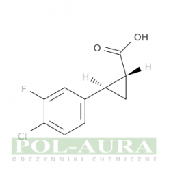 Kwas cyklopropanokarboksylowy, 2-(4-chloro-3-fluorofenylo)-, (1r,2r)-rel-/ 97% [2055841-07-9]