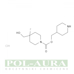 Kwas 1-piperydynokarboksylowy, 4-fluoro-4-(hydroksymetylo)-, ester 4-piperydynylometylowy, chlorowodorek (1:1)/ 97% [2055841-23-9]