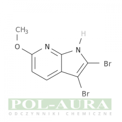 1h-pirolo[2,3-b]pirydyna, 2,3-dibromo-6-metoksy-/ 97% [2055841-29-5]