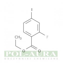 Kwas benzoesowy, 2-fluoro-4-jodo-, ester etylowy/ 97% [205750-82-9]