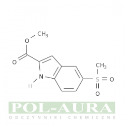 Kwas 1h-indolo-2-karboksylowy, 5-(metylosulfonylo)-, ester metylowy/ 98% [205873-28-5]