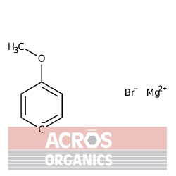 Bromek 4-metoksyfenylomagnezu, 1M roztwór w THF, AcroSeal® [13139-86-1]