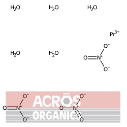 Pentahydrat azotanu prazodymu (III), 99,9%, (nieszlachetne metale śladowe) [14483-17-1]