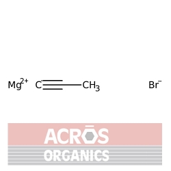 Bromek 1-propynylomagnezu, 0,5 M roztwór w THF, AcroSeal® [16466-97-0]
