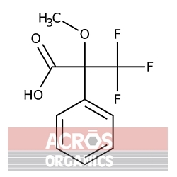 Kwas (R) - (+) - alfa-metoksy-alfa- (trifluorometylo) fenylooctowy, 99% (e.e.> 99,5%) [20445-31-2]