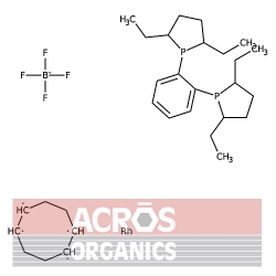 Tetrafluoroboran 1,2-bis ((2R, 5R) -2,5-dietylofosfano) benzeno (cyklooktadien) rodu (I), 97% [228121-39-9]