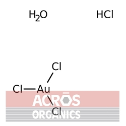 Hydrat tetrachloroaurynianu wodoru, 99,999%, (zasada metalu śladowego) [27988-77-8]