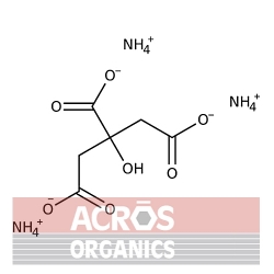 Kwas cytrynowy, sól triamonu, 97 +%, czysty [3458-72-8]